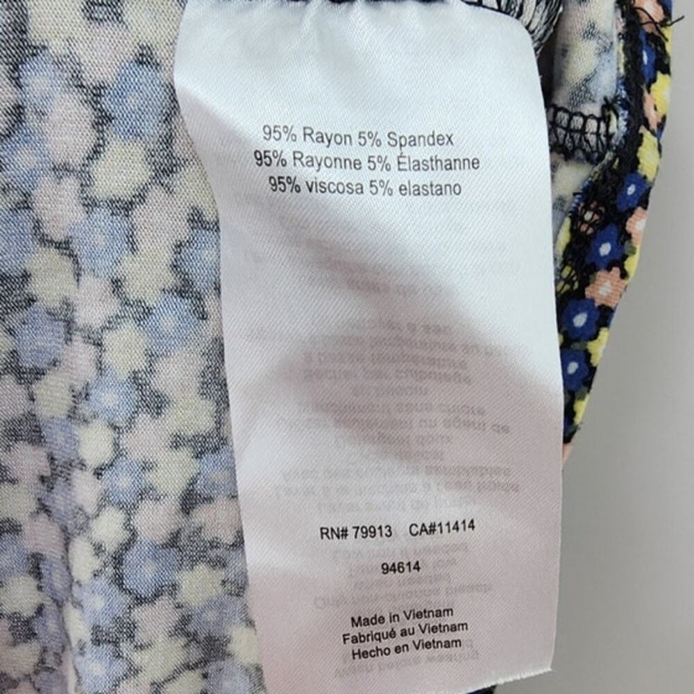 Motherhood Maternity Nursing Floral‎ Maxi Dress Soft Stretchy Size Small - Picture 7 of 7
